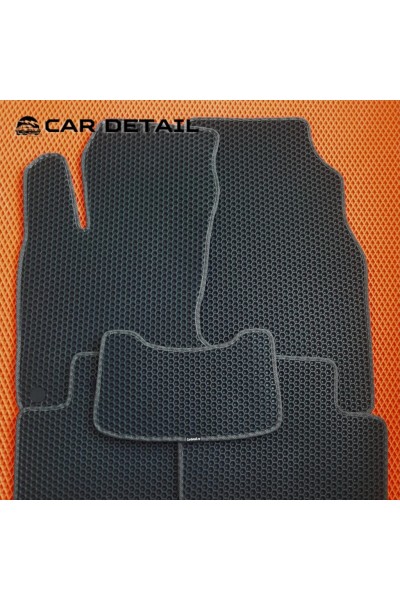 Covorase auto din EVA, Renault Kadjar (2015-2018) Negru cu margine gri